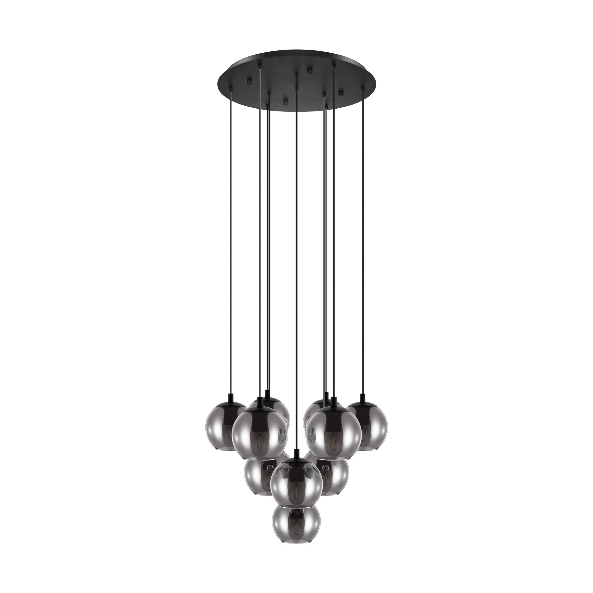 EGLO Ariscani Hanglamp - Zwart - 170 cm