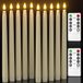 Sans marque Bougies LED sans flamme avec télécommande - 10 Pièces - à piles - Décoration pour la maison, Halloween et Noël