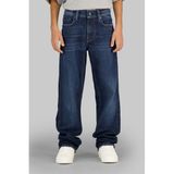 G-STAR straight leg jeans dark blue denim