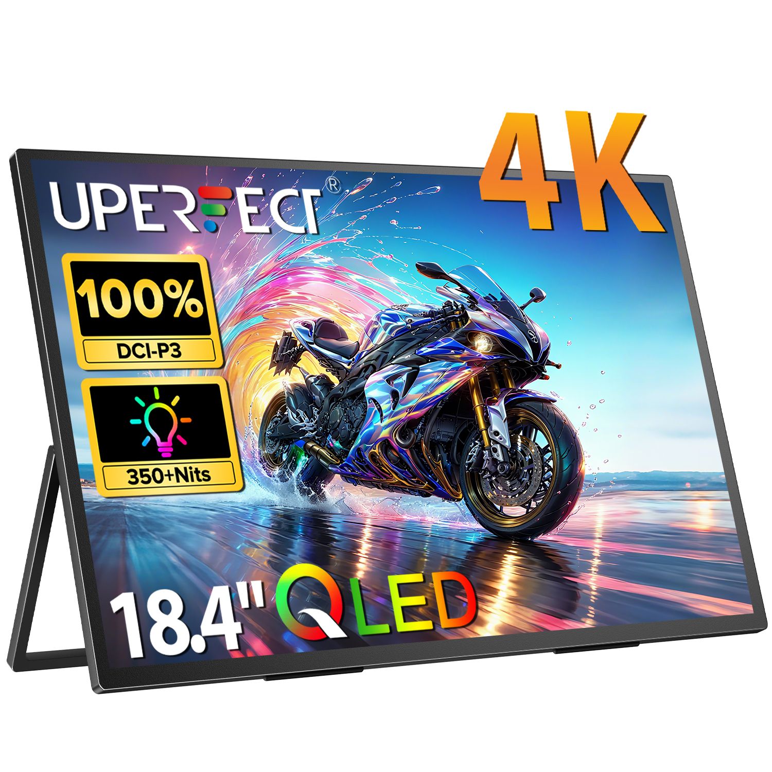 UPERFECT 18,4-inch 4K QLED draagbare monitor