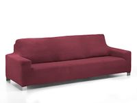 Martina Home Daytona Bankovertrek, zeer elastisch, veelzijdig inzetbaar, 1-zits, aubergine