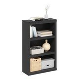 Furinno Rail 3-Tier Open Plank Boekenkast, Blackwood