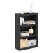 Furinno Rail 3-Tier Open Plank Boekenkast, Blackwood