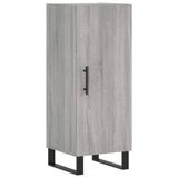 vidaXL Dressoir, grijs Sonoma, 34,5 x 34 x 90 cm, houtvezel