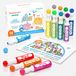 Art bingo dabbers - 14 couleurs 40ml marqueurs à pois avec livre d'activités vierge de 20 pages