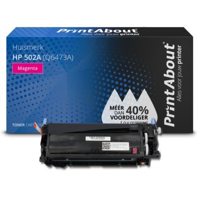 PrintAbout Compatible HP 502A (Q6473A) Magenta Toner