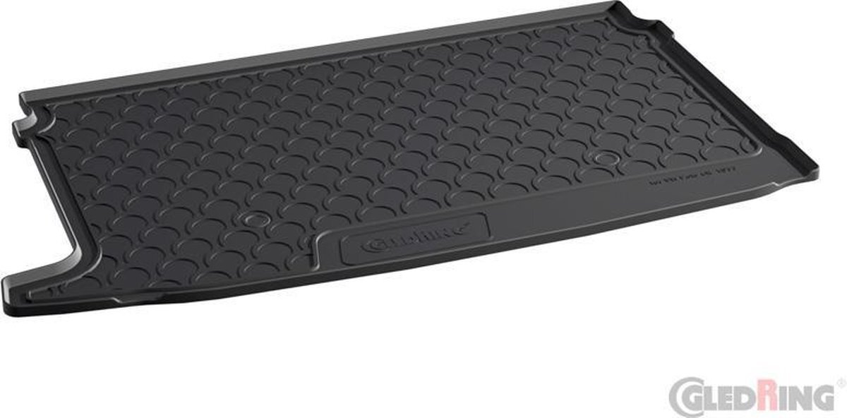 Gledring Rubbasol (Rubber) Kofferbakmat passend voor Volkswagen Polo 6R & 6C 3/5-deurs 2009-2017