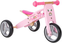 bikestar 2 in 1 Mini Loopifiets 7 Hout Flamingo Pink