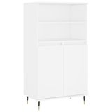 VidaXL Hoge kast, wit, 60x36x110 cm, houtvezel
