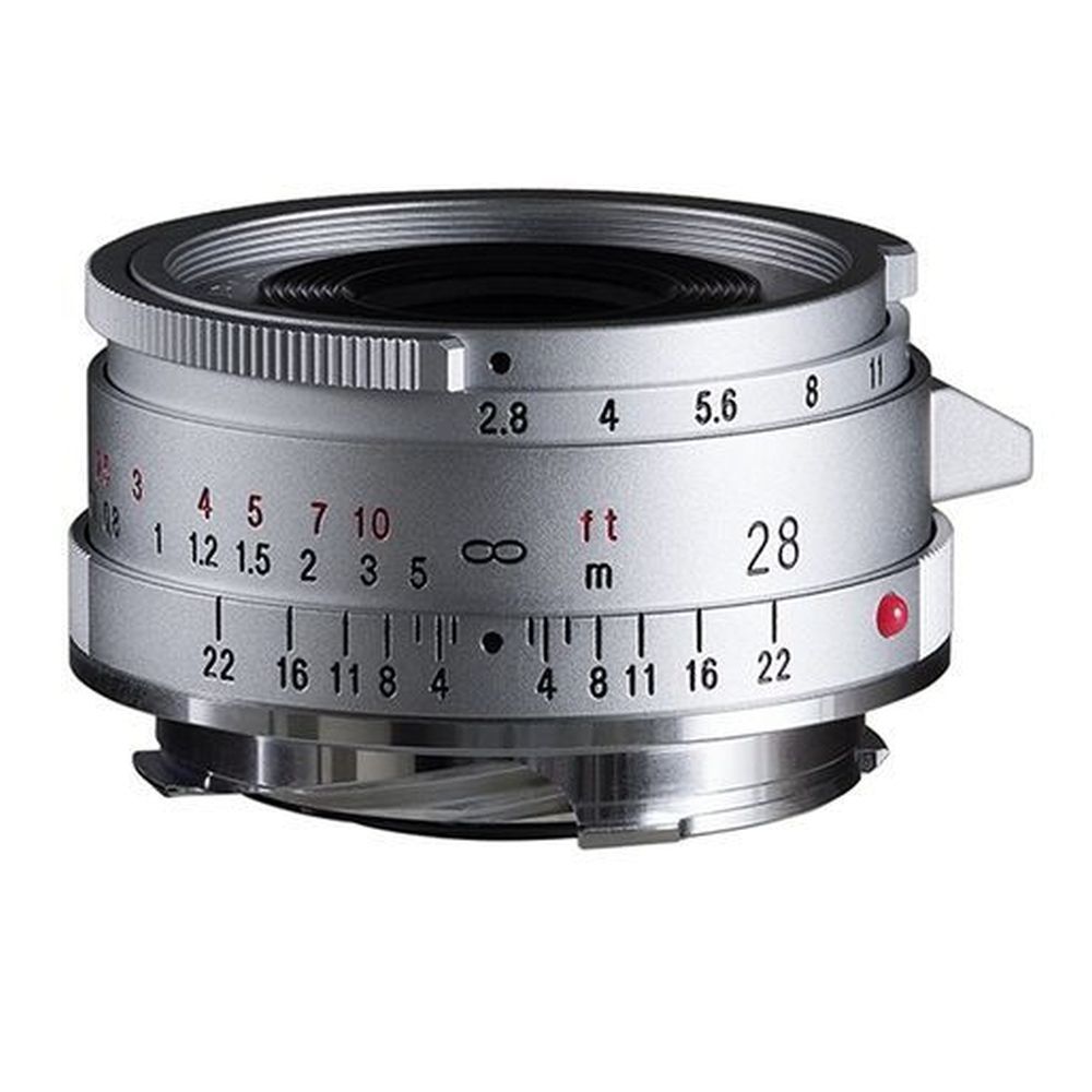 Voigtländer Color-Skopar 28mm f/2.8 VM Aspherical Lens - Silver
