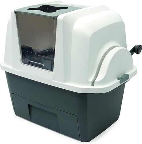Catit SmartSift Kattenbak - Grijs/Wit - 67 x 48 x 46 cm - Incl. 4 Afvalzakken