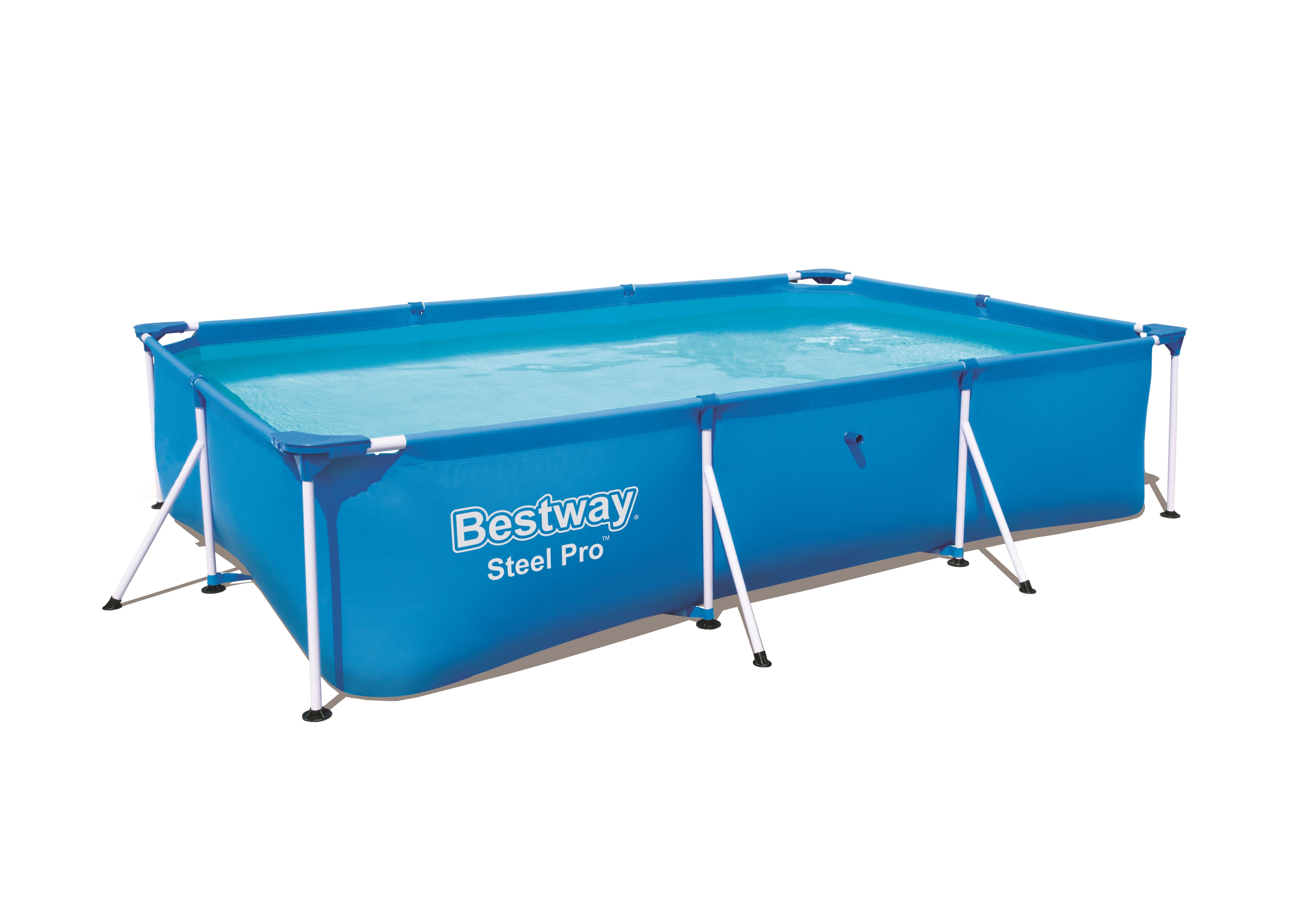 Bestway Steel Pro Rectangular Pool - 3.0m x 2.01m - 3300L - Blue