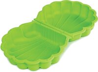 Paradiso Toys Zandbak Schelp (set van 2) - Groen - Met Deksel - 60 kg Zand Benodigd
