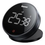 BASEUS Heyo Rotatie Countdown Timer Pro - Magnetische Digitale Wekker - Donkergrijs