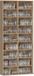 HOMCOM Meuble de rangement CD Panneau de particules 78,5L x 24l x 175H cm Bois naturel