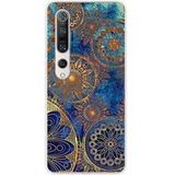 Xiaomi Bedrukt siliconen hoesje compatibel met Xiaomi Mi 10, Xiaomi Mi 10 Pro mandalla bleu