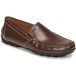 Geox U 1144 V Instapper gekleed Heren Maat 42 Cognac 6010-Coffee