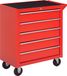 DURHAND Boîte à outils - Acier - 69x33x75cm - Rouge