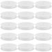15 bobines en plastique, blanc, 6,9 cm, adapté aux fils à coudre et aux projets de bricolage