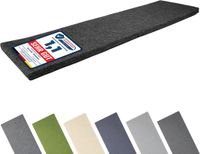 Garronda Bankkussen 150x40 cm – 4 cm dik – Waterafstotend & UV-bestendig – Zwart