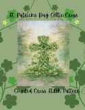 St. Patrick's Day Celtic Cross: Counted Cross Stitch Pattern