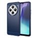 Xiaomi Coque Xiaomi Redmi 14C en TPU Brossé - Fibre de Carbone - Bleue