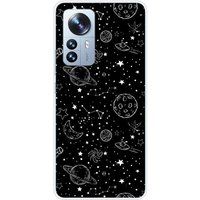 Xiaomi Mi 12 Pro Siliconen hoesje - Galaxy Draw ontwerp