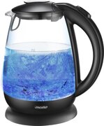 Mesko Elektrische Waterkoker 1,7 L Glas kan - 2200W – - Zwart