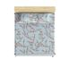 Dekbed 250 x 200 cm turquoise, wit, beige, roze