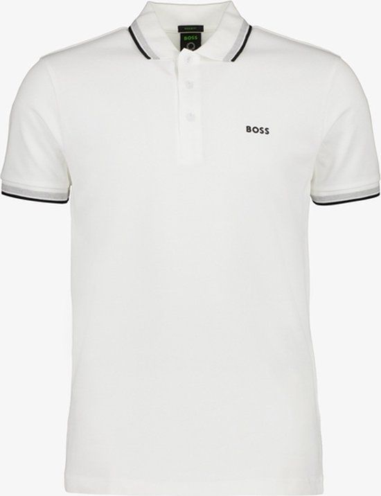 BOSS Paddy Poloshirt - Mannen - Maat S - Wit