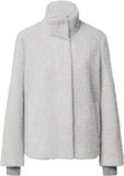 comma s.Oliver Outdoor-Jacke Vrouwen Donkergrijs Regular Fit Lange Mouw Polyamide