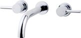 Praya Caral Robinet de lavabo encastrable - 2 boutons - Chrome