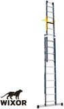 Wixor Professionele Ladder Advance 2x10 | Top Safe | Uitgeschoven lengte: 4,9m | Ingeschoven lengte: 2,98m | Gewicht: 14,9kg
