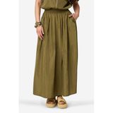 IBANA midi rok olijfgroen