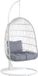Beliani ALLERA Fauteuil suspendu - Blanc - Polyester