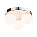 Paulmann Gove Plafondlamp - Chroom/Satijn - G9 - 3x20W - IP44 - Dimbaar