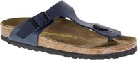 Birkenstock Gizeh Narrow Slipper Enfants Bleu/Brun