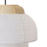 Made By Hand Papier Suspension Double Ø40 Jaune Doux