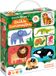 CZUCZU Puzzle voor paren Wilde dieren 18m+