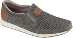 Rieker Heren Instappers met Stretchinzet, 11954-45, Grey Blue