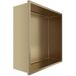 BES LED Leoni Nima Inbouwnis - 30x30x10cm - Geborsteld Goud