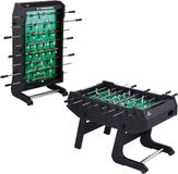 Cougar Powerkick Pro Inklapbare Voetbaltafel Zwart – Groen Speelveld
