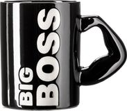 G***-M Big Boss mok zwart keramiek 450 ml
