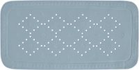 Spirella Badmat PVC Model Alaska - Antislip Badmat met Zuignappen + Afvoergaten tegen Schimmel - Kleur Wit - Grootte 91 x 36 cm - Badkameraccessoires