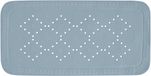 Spirella Badmat PVC Model Alaska - Antislip Badmat met Zuignappen + Afvoergaten tegen Schimmel - Kleur Wit - Grootte 91 x 36 cm - Badkameraccessoires