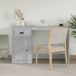 Maison Exclusive - Bureau avec tiroir, couleur béton, 115x50x75 cm, panneau de particules