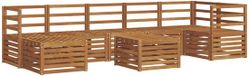 vidaXL - Hoek loungeset - Acacia hout - Naturel