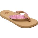 Roxy Porto Raffia Slippers Roze EU 36 Vrouw