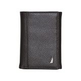 Nautica Classic J-Class lederen portemonnee, Bruin, One Size, klassiek