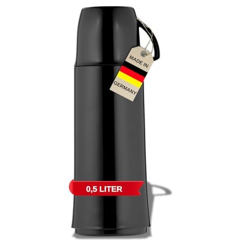 Helios Elegance Isoleerfles Zwart 0,5 Liter